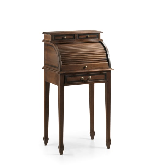 Meubles Bureaux et meubles secrétaires | Petit bureau en bois marron L 55 cm - PG73278