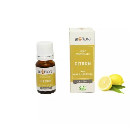 Déco Huiles essentielles | Huile essentielle bio de Citron 100% pure et naturelle 10ml - QM57892
