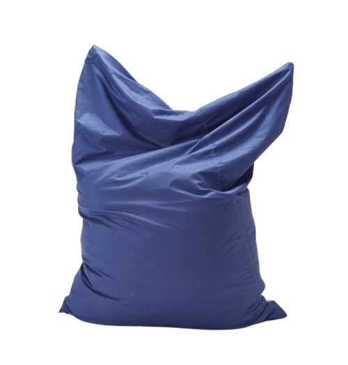 Canapés et fauteuils Poufs | Pouf géant en toile de montgolfière recyclée bleu - MB44057