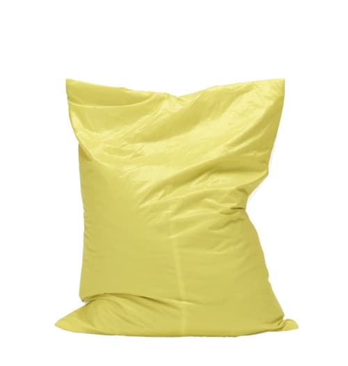 Canapés et fauteuils Poufs | Pouf géant en toile de montgolfière recyclée jaune - RQ05854