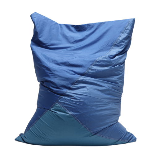 Canapés et fauteuils Poufs | Pouf géant en toile de montgolfière recyclée bleu - IQ41046