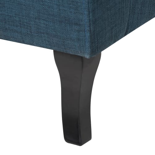 Canapés et fauteuils Fauteuils | Fauteuil en tissu tapissé bleu foncé - AG46093