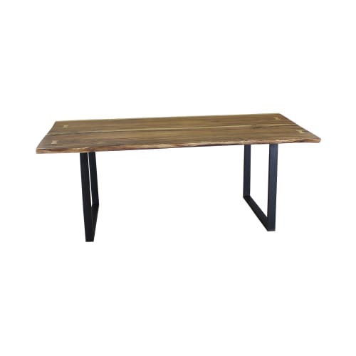Meubles Tables à manger | Table en bois d'acacia 2m - WA92990