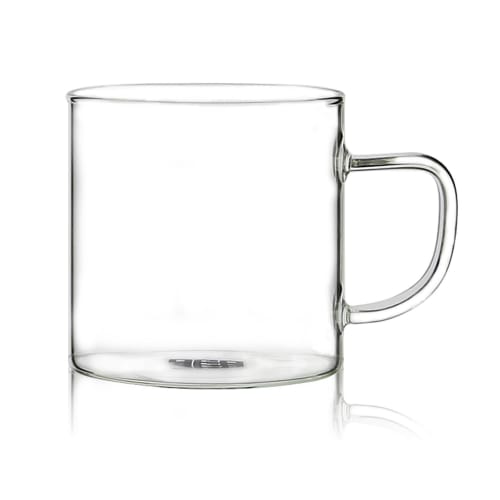 Art de la table Bols, tasses et mugs | Lot de 4 tasses en verre borosilicate 25 cl - FL29971