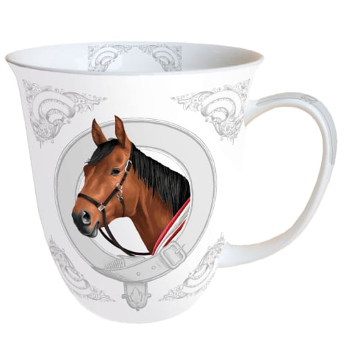Art de la table Bols, tasses et mugs | Tasse en porcelaine fine cheval - CQ99530