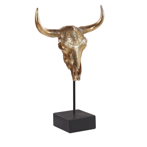 Statuette Decorative Crane De Buffle Dore Bulacan Maisons Du Monde Statuette Decorative Crane De Buffle Dore Bulacan Maisons Du Monde