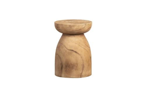 Table d'appoint en bois D28cm naturel | Maisons du Monde