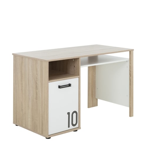 Meubles Bureaux et meubles secrétaires | Bureau avec 1 porte et rangements L120cm - ES38270