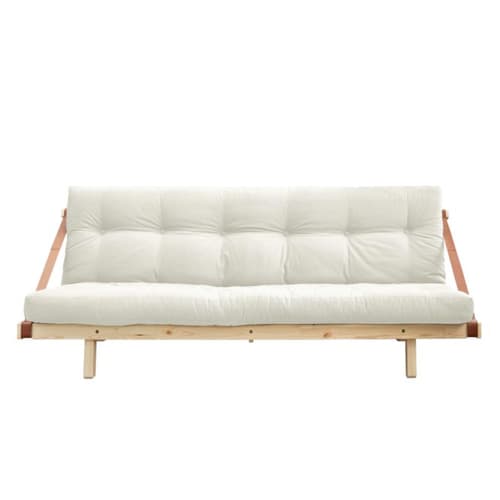 Canape Lit Futon 2 Places Bois Clair Naturel Jump Maisons Du Monde