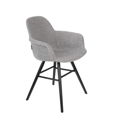 Canapés et fauteuils Fauteuils | Fauteuil design tissu gris - IZ80590