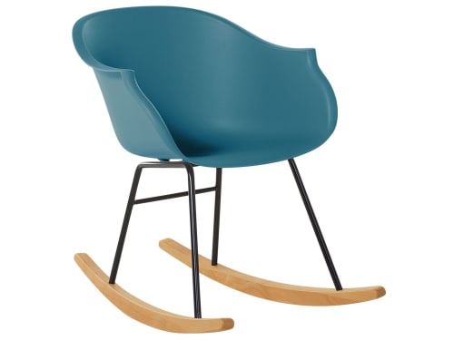 Canapés et fauteuils Fauteuils | Chaise à bascule vert émeraude - DK38313