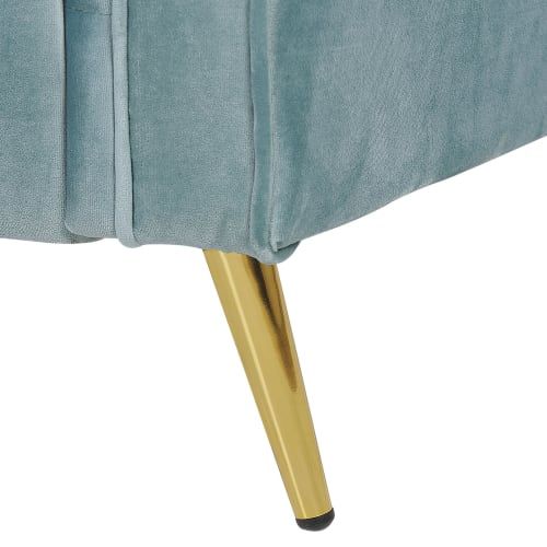 Canapés et fauteuils Fauteuils | Fauteuil en velours vert menthe - FN53721