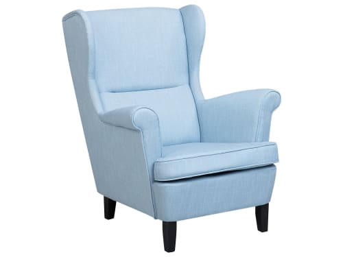 Canapés et fauteuils Fauteuils | Fauteuil en tissu bleu clair - SH30848