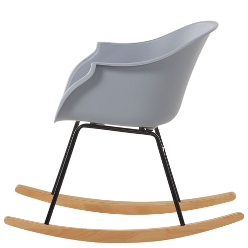 Canapés et fauteuils Fauteuils | Chaise à bascule grise - HP04907