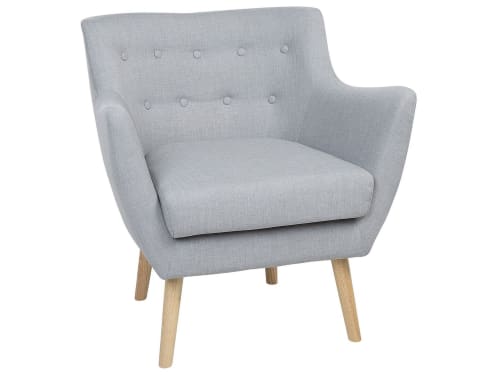 Canapés et fauteuils Fauteuils | Fauteuil en tissu gris - CM01211
