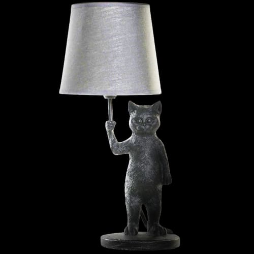 Lampe A Poser Chat Noir H41 5cm Chat Maisons Du Monde