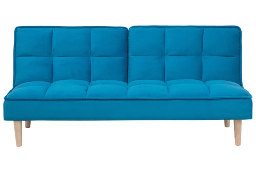 Canapés et fauteuils Canapés droits | Canapé convertible 3 places en tissu bleu - YQ39401