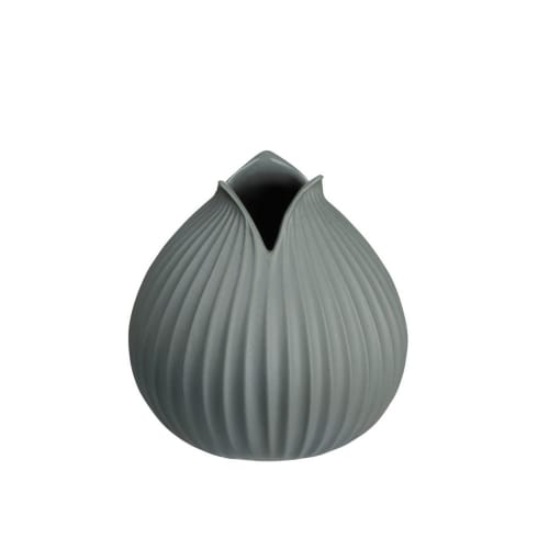 Déco Vases | Vase en céramique grise H10,5cm - CS24255