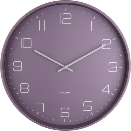 Déco Horloges murales et horloges à poser | Horloge Lofty violette D40 - JZ66883