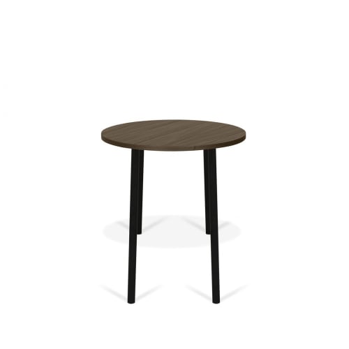 Meubles Tables basses | Table basse  placage noyer et métal noir - HR69277