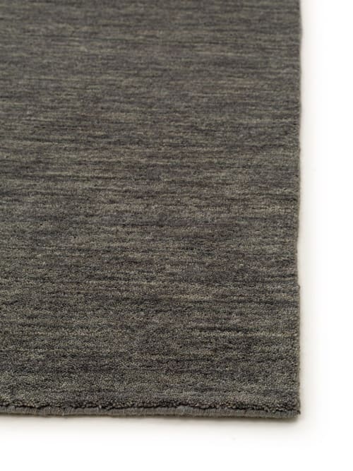 Alfombras de pasillo de lana crema de 70x200 cm LARS