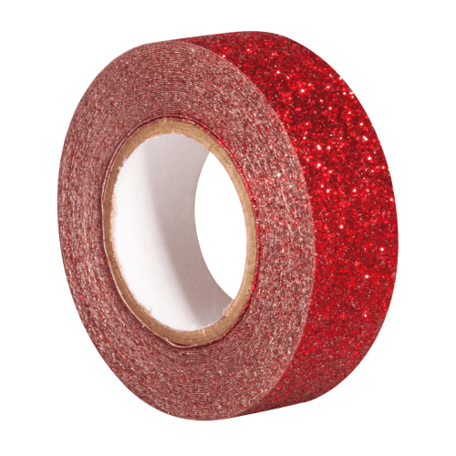 Glitter tape rouge 5mx1,5cm | Maisons du Monde