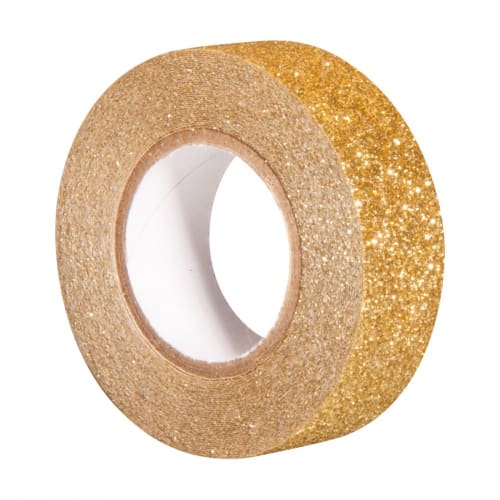 Glitter tape doré 5mx1,5cm