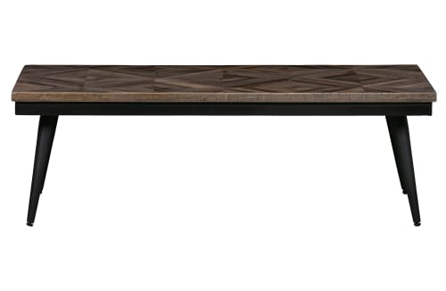 Meubles Tables basses | Table basse bois et métal rectangulaire - VJ95819