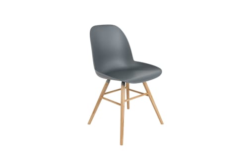 Meubles Chaises | Chaise de table grise - NF76735