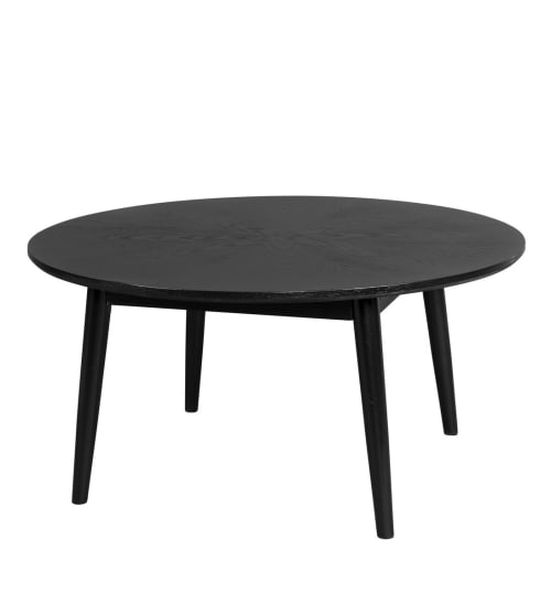 Meubles Tables basses | Table basse en bois noir - ZQ60233