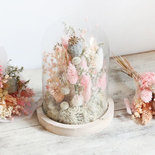 Déco Fleurs séchées | Kit DIY globe fleurs séchées tendresse - YD59622