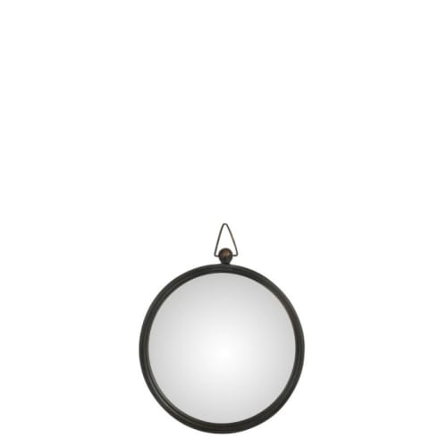 Déco Miroirs | Miroir métal noir H38,5cm - WX57306