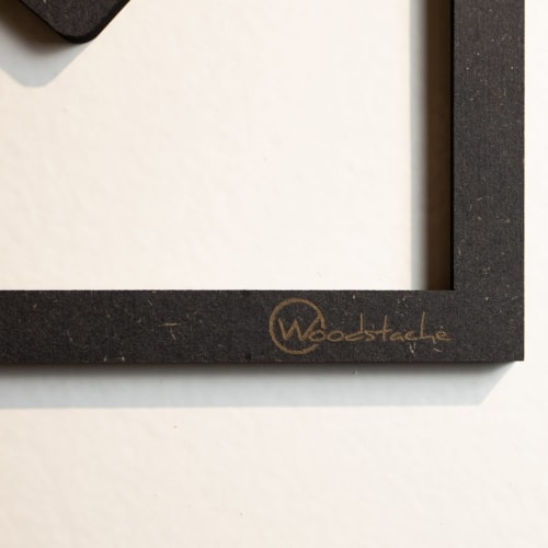 Déco Toiles et tableaux | Tableau en bois noir Bordeaux 28x37,5cm - LB54143