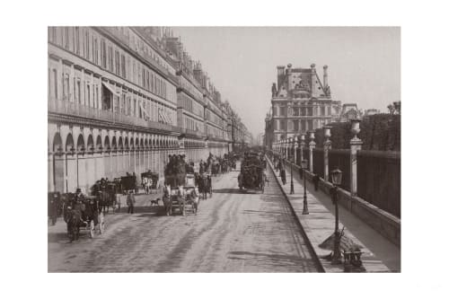 Photo ancienne noir et blanc Paris n 14 alu 40x60cm VILLES