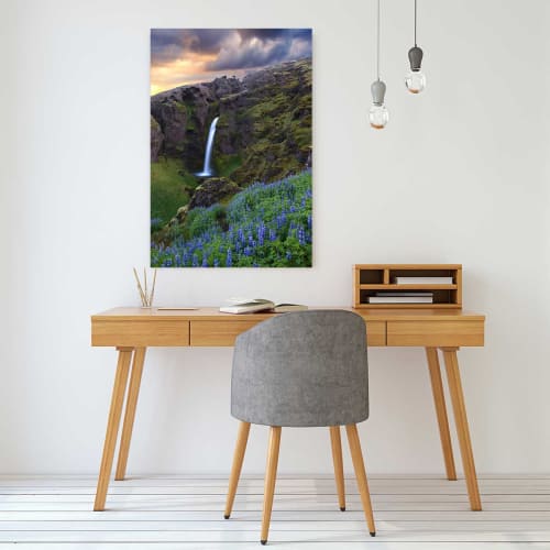 Déco Toiles et tableaux | Tableau voyage en Islande toile imprimée 30x50cm - JS06658