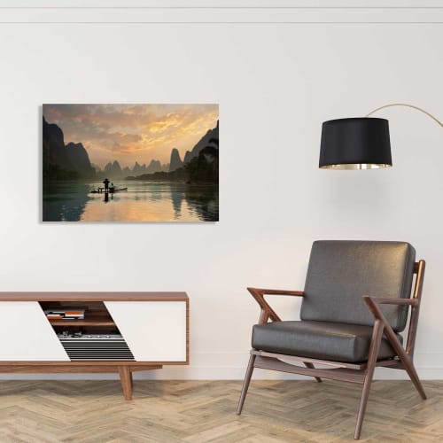 Déco Toiles et tableaux | Tableau baie d'Halong toile imprimée 120x80cm - VL21674