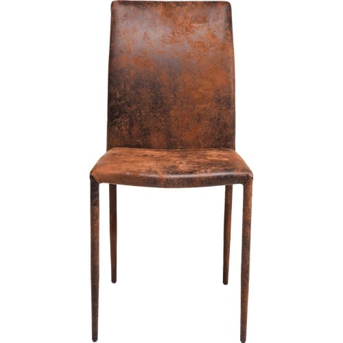 Chaise en cuir vintage