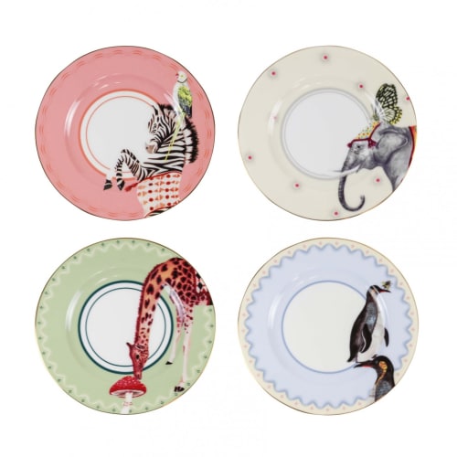 Art de la table Assiettes | Assiettes en porcelaine animaux D16cm - UY01785