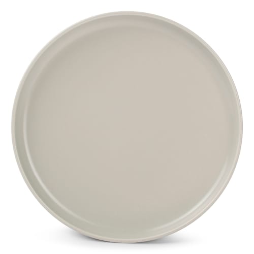 Lot de 6 - Assiette plate beige  Ø 20cm | Maisons du Monde