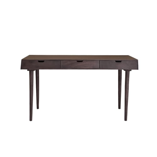 Meubles Bureaux et meubles secrétaires | Bureau 3 tiroirs en bois de manguier - BE78662