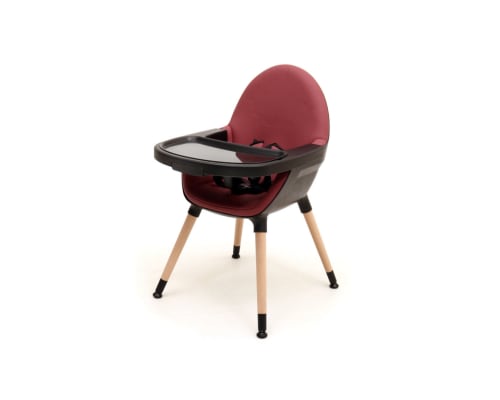 Chaise haute noir et bordeaux | Maisons du Monde Chaise haute noir et bordeaux | Maisons du Monde