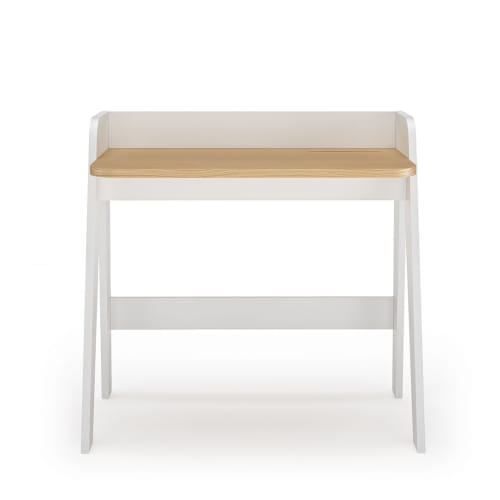 Meubles Bureaux et meubles secrétaires | Bureau  placage chêne clair et blanc - RM28392