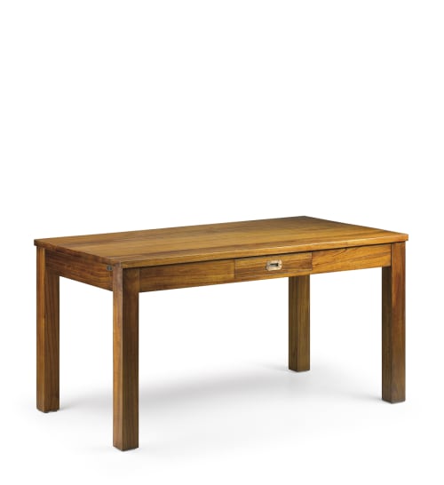 Meubles Tables à manger | Table  en bois marron. L150. 4/6 personnes - QW18814