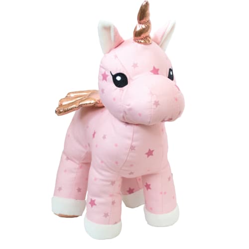 Peluche Musical Bebe Jolly Rose Ecru 30cm Maisons Du Monde