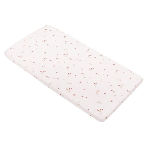 Drap Housse Lit Bebe En Coton Certifie 60x1 Framboise Maisons Du Monde