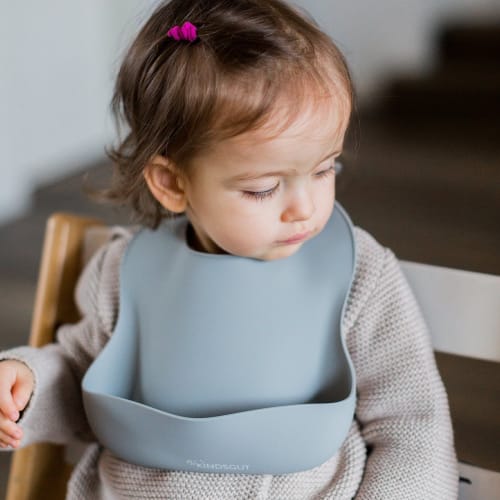 Bavoir bébé en silicone écologique