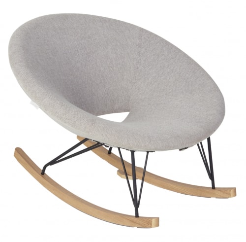 Fauteuil D Allaitement A Bascule Beige Maisons Du Monde