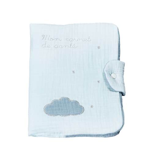 Protege Carnet De Sante En Coton Bleu Maisons Du Monde