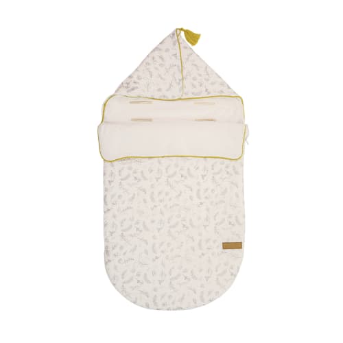 Nid D Ange Bebe Leafy Bunny En Coton Ecru 80 Cm Maisons Du Monde