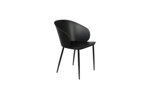 Meubles Chaises | Chaise en polypropylène noir - IW39236
